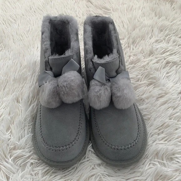 UGG Kallen genuine shearling line bootie slipper - Picture 3 of 15